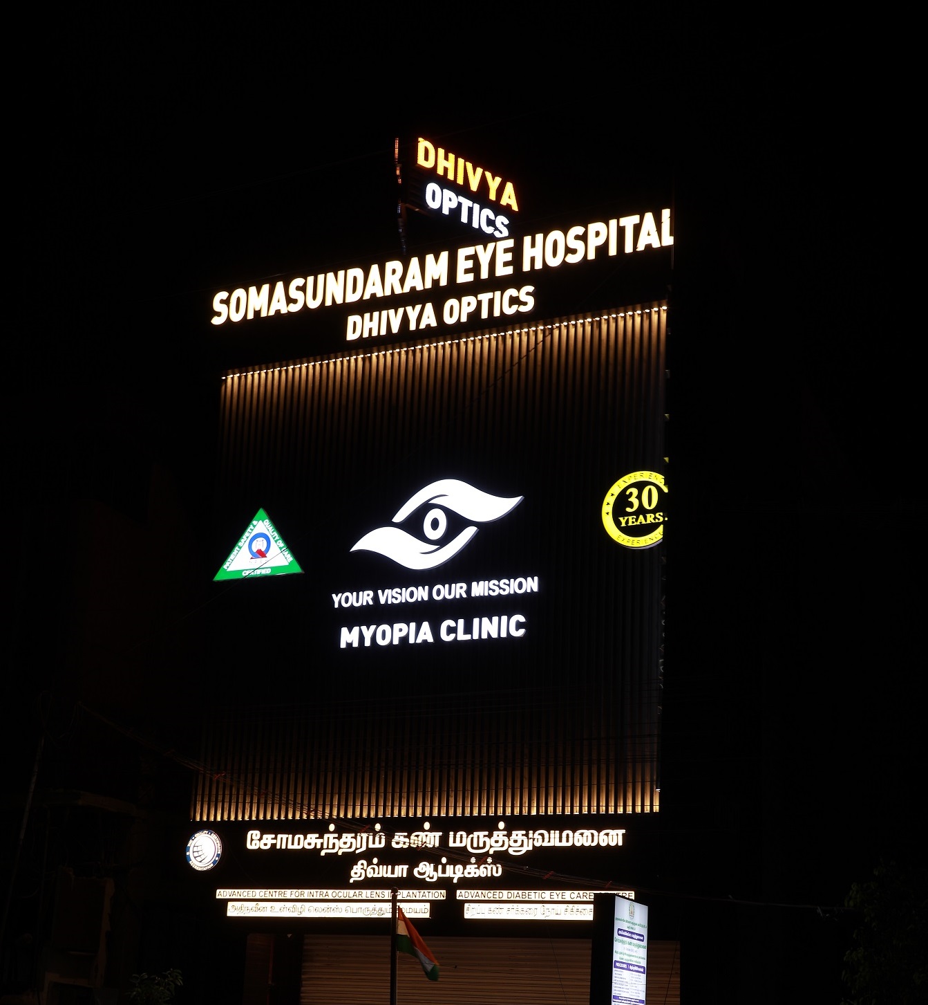 elevation of Somasundaram eye Hospital